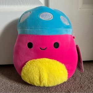 Squishmallows Randall the Blacklight Mushroom 8”